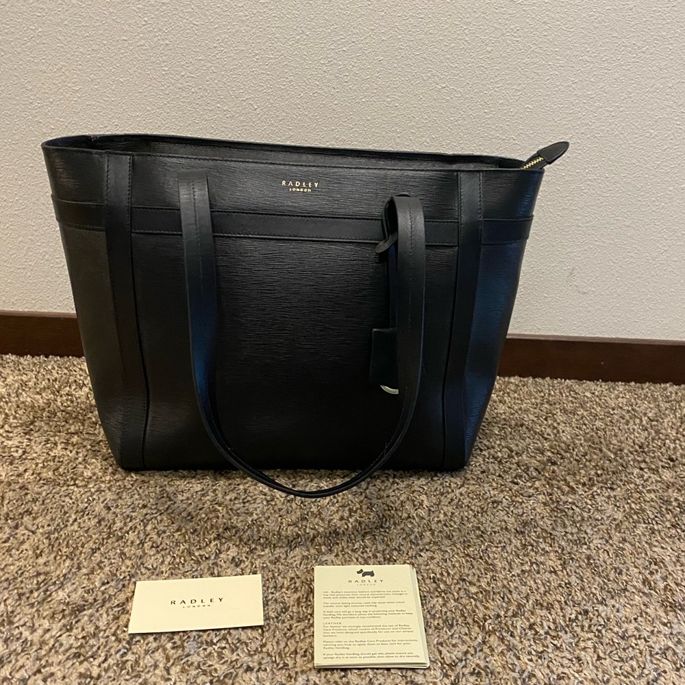 Radley London Elegant Black Tote Bag - Picture 12 of 12